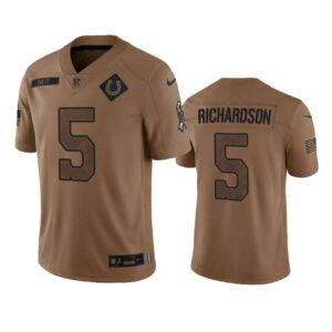 Anthony Richardson Brown Jersey 5