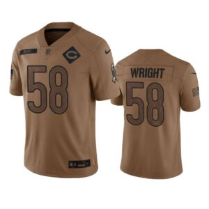 Darnell Wright Brown Jersey 52
