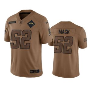 Khalil Mack Brown Jersey 52