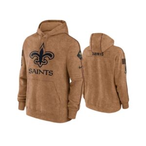 New Orleans Saints Hoodie Brown