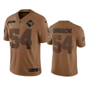 Tedy Bruschi Brown Jersey 54