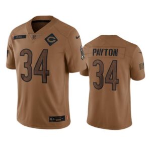 Walter Payton Brown Jersey 34