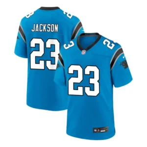 Dane Jackson Jersey Carolina Panthers Blue Game