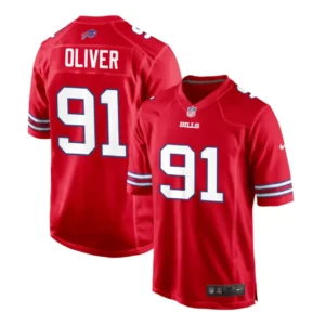 Ed Oliver Jersey Buffalo Bills Game Red