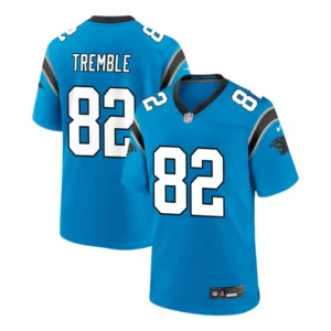 Tommy Tremble Jersey Carolina Panthers Blue Game