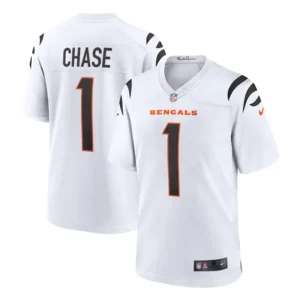 Ja'Marr Chase Jersey Cincinnati Bengals White Game