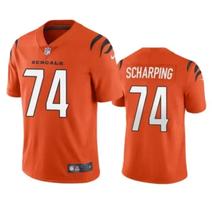 Max Scharping Jersey Cincinnati Bengals Vapor Orange